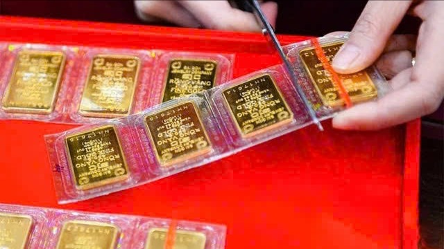 Giá vàng trong nước giảm sâu hơn 5 triệu đồng/lượng