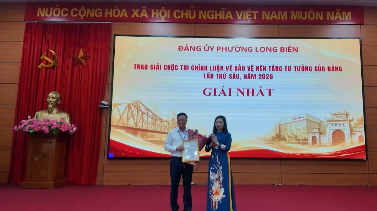 Phường Long Biên tổ chức thành công cuộc thi về bảo vệ nền tảng tư tưởng của Đảng