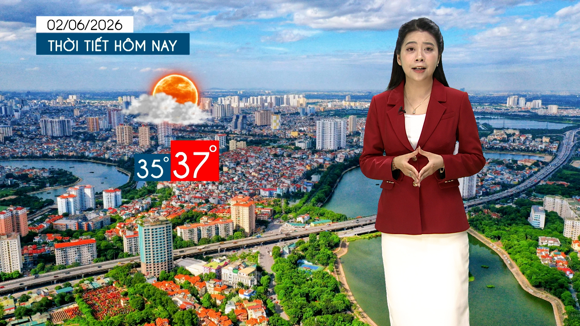 Dự báo thời tiết tối | 02/06/2026