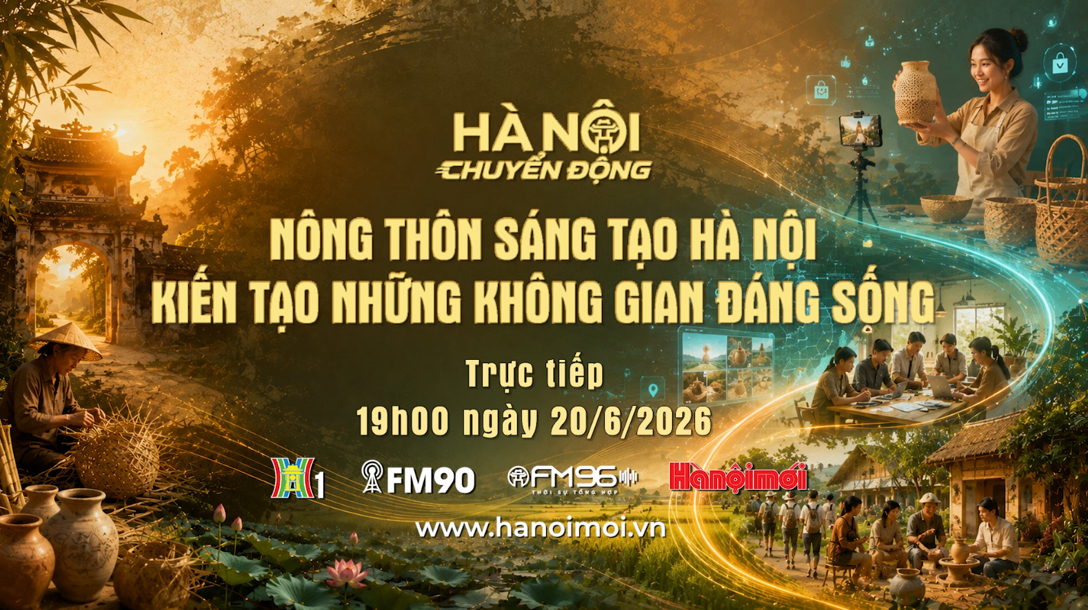 Đón xem Hà Nội chuyển động ngày 20/6: Nông thôn sáng tạo Hà Nội - Kiến tạo những không gian đáng sống