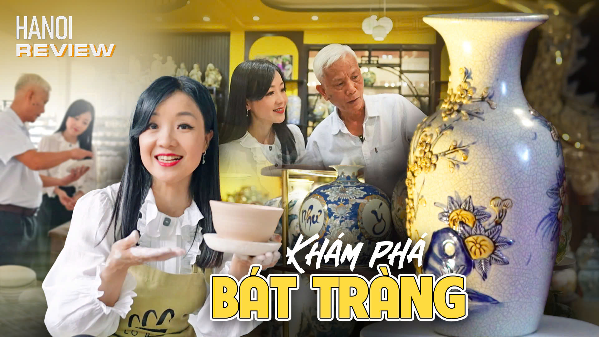 Khám phá từ xưởng sản xuất đến chợ gốm Bát Tràng | HANOI Review | 20/06/2026