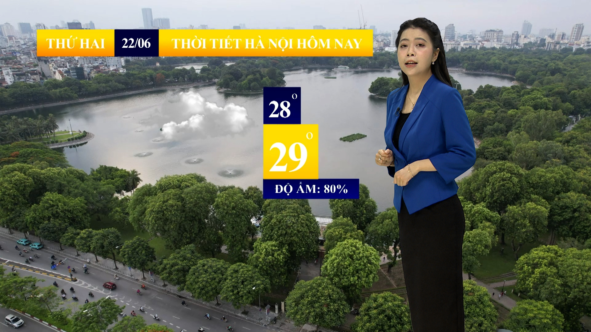 Dự báo thời tiết sáng | 22/06/2026