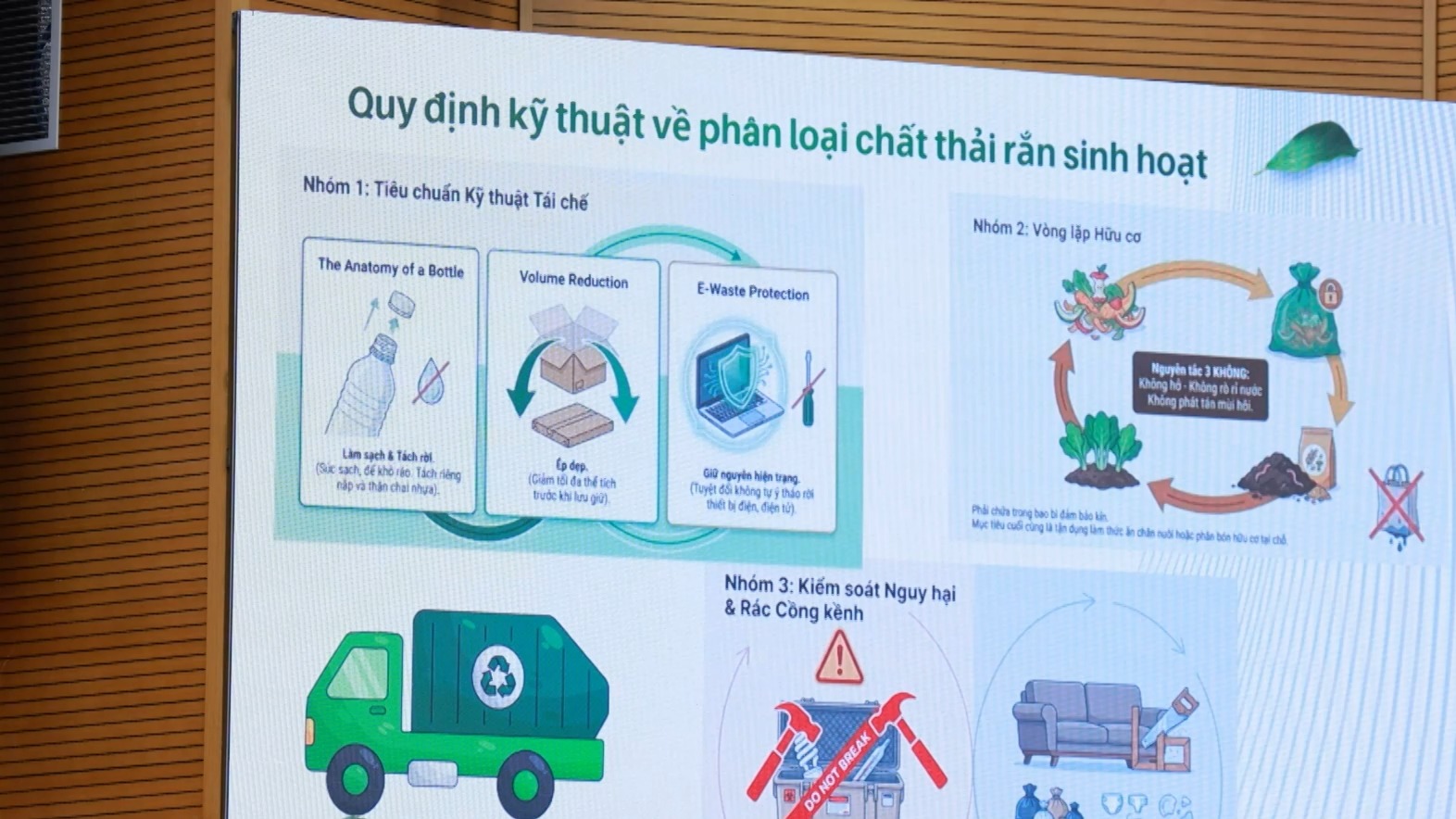 Ngày hội Xanh - Chung tay phân loại rác bảo vệ môi trường