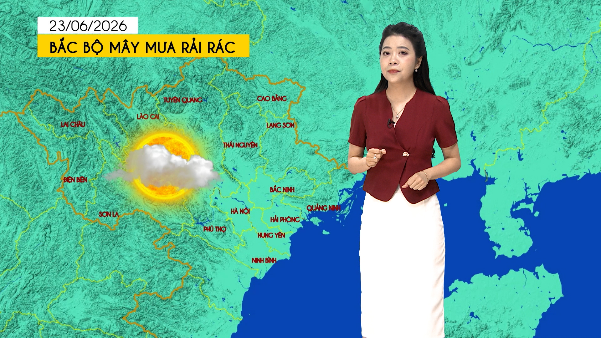 Dự báo thời tiết trưa | 23/06/2026
