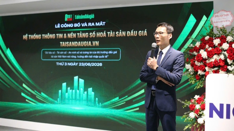 Ra mắt nền tảng số hoá tài sản đấu giá Việt Nam