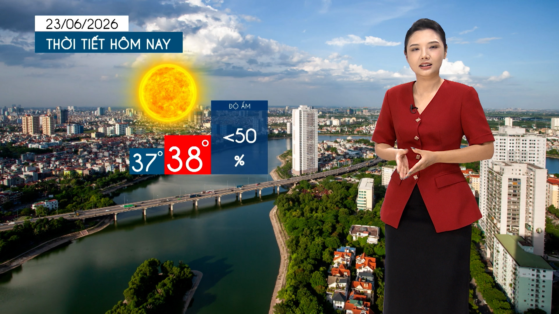 Dự báo thời tiết tối | 23/06/2026
