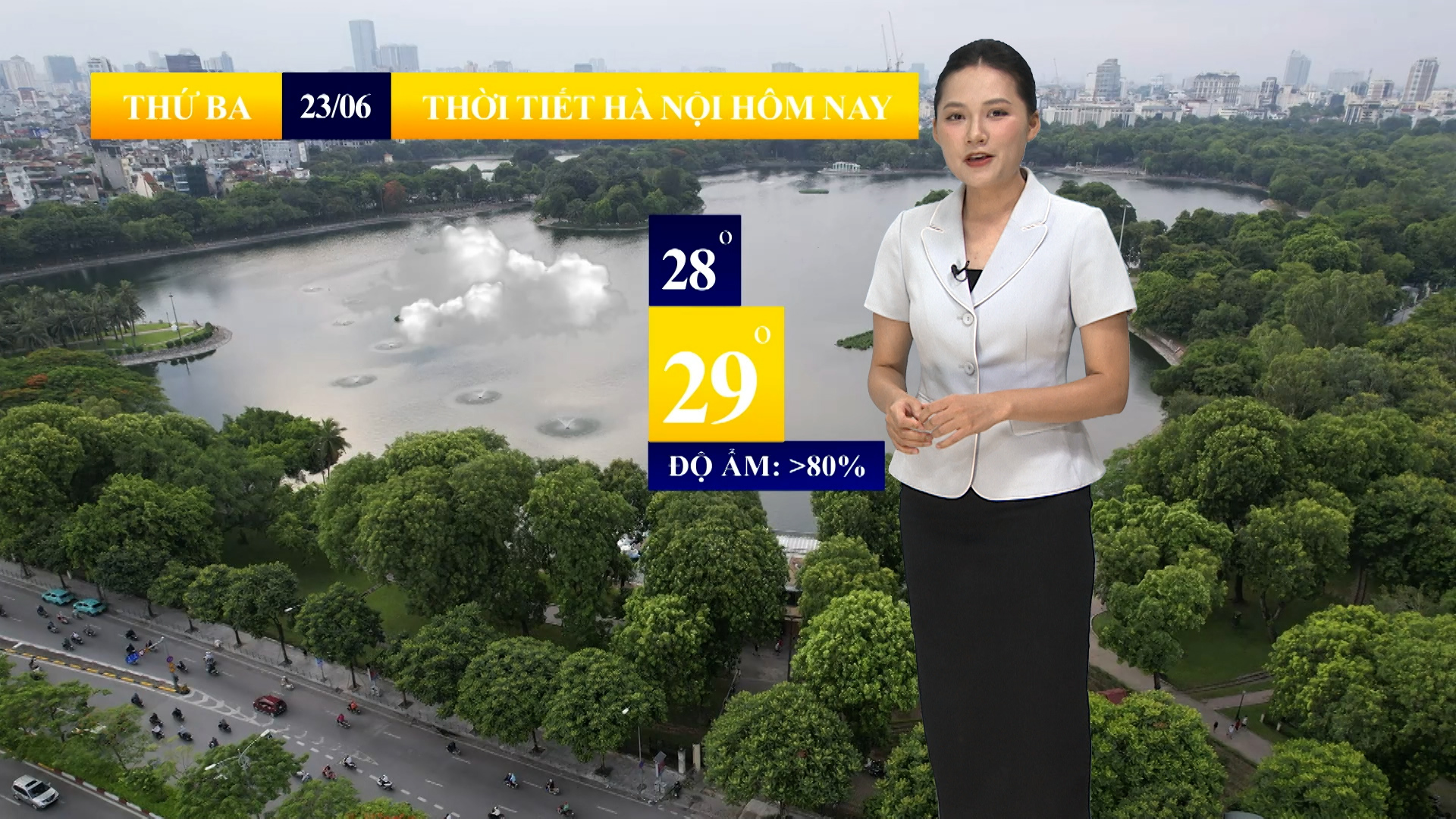Dự báo thời tiết sáng | 23/06/2026