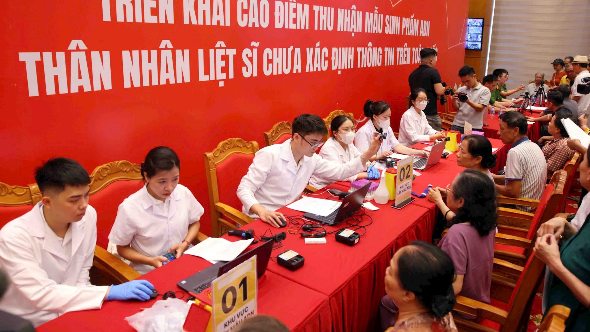 Bộ Công an phát động cao điểm thu nhận mẫu ADN thân nhân liệt sĩ