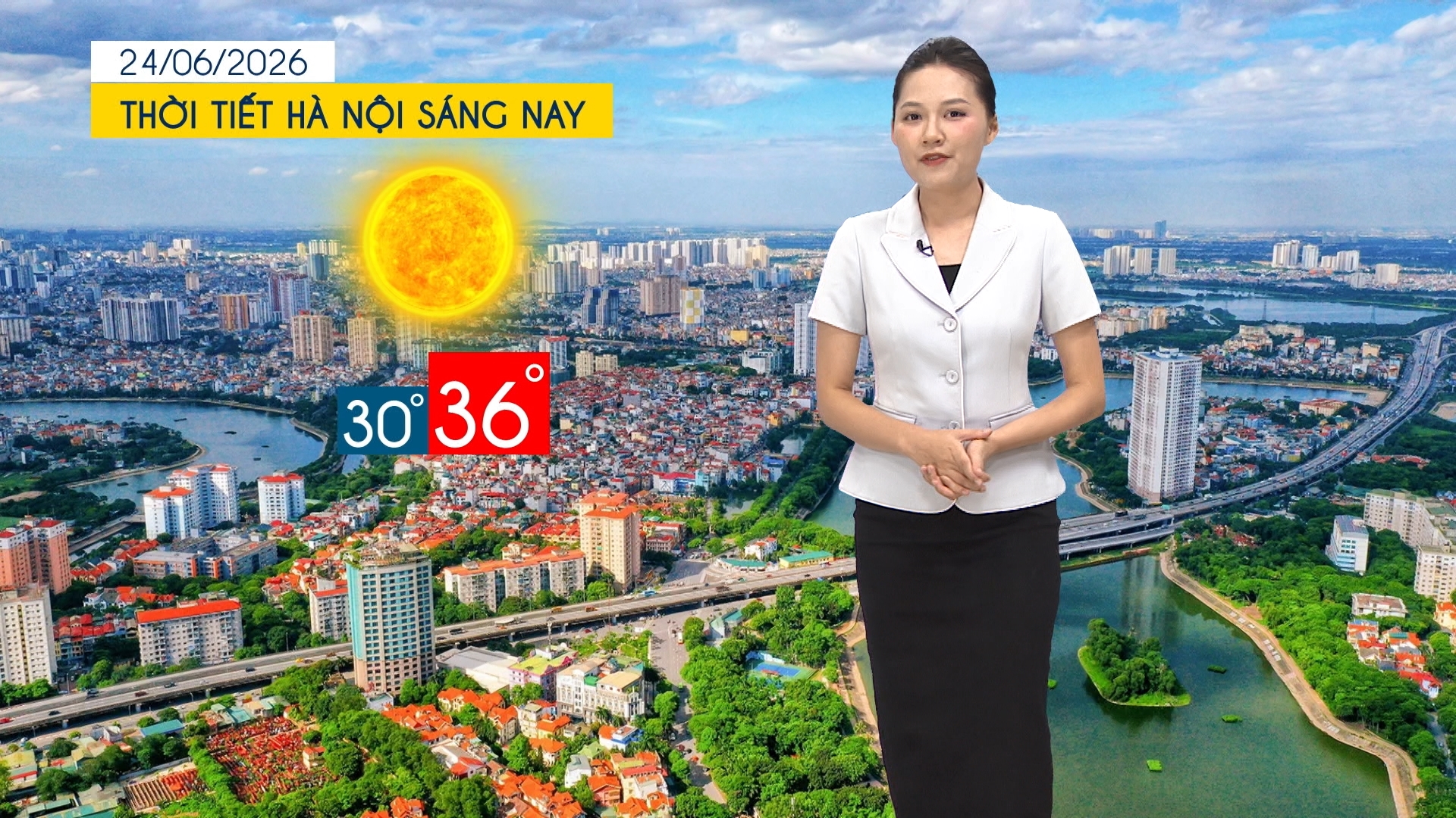 Dự báo thời tiết trưa | 24/06/2026