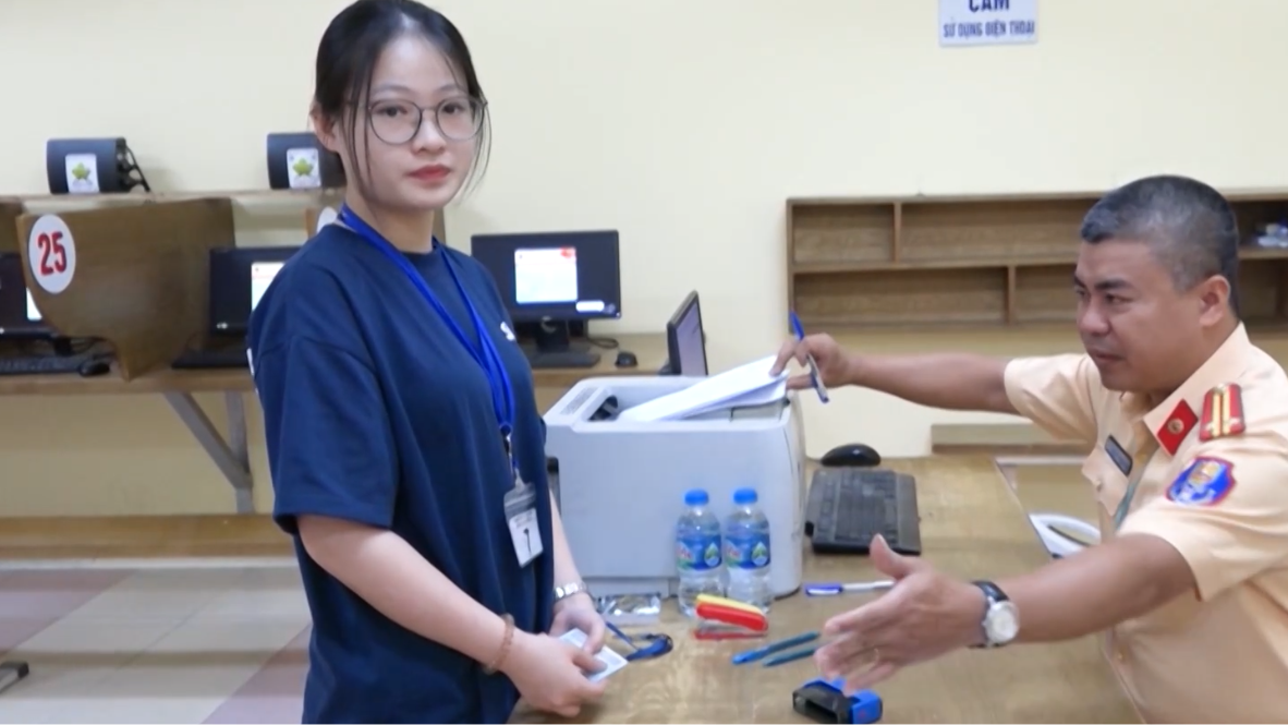 Giảm một nửa thời gian cấp, đổi giấy phép lái xe