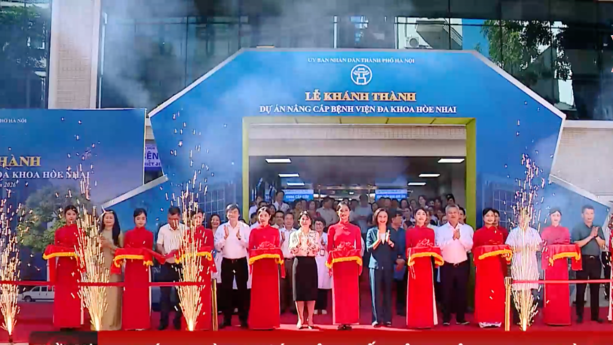 Khánh thành dự án nâng cấp Bệnh viện Đa khoa Hòe Nhai