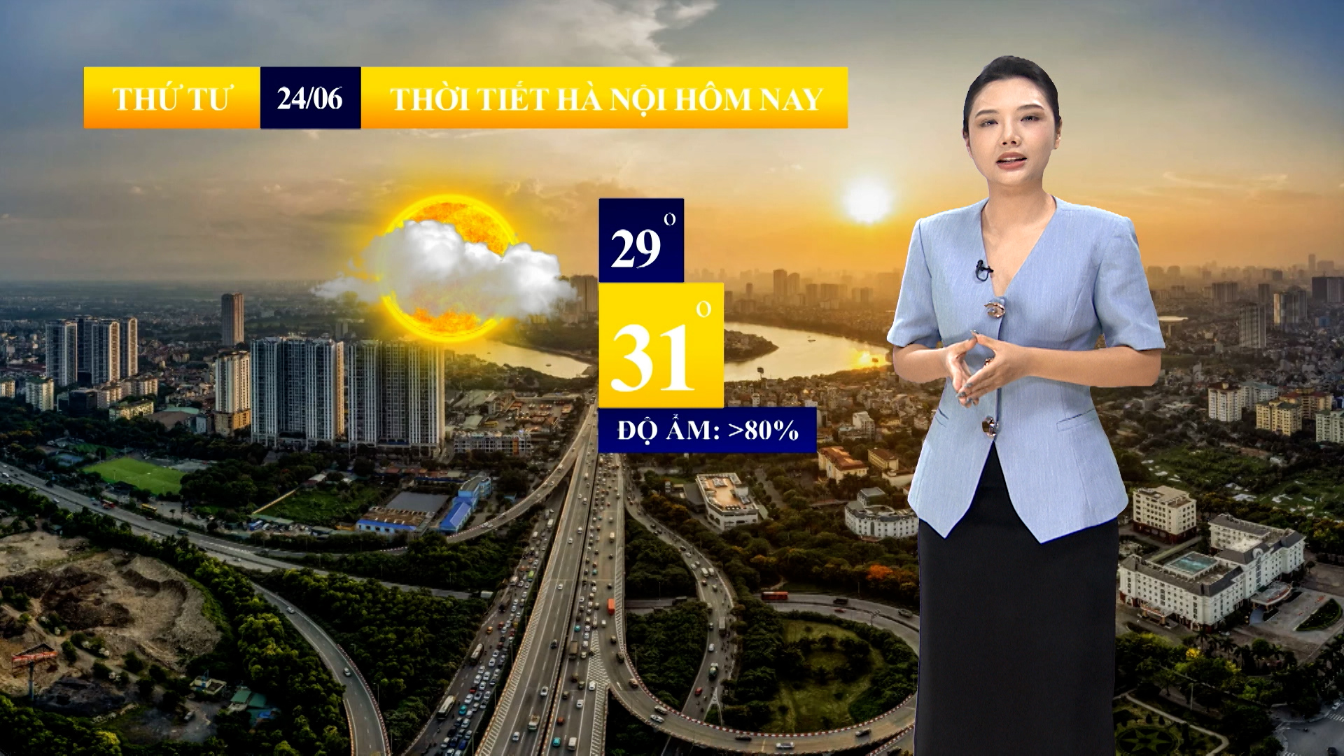Dự báo thời tiết sáng | 24/06/2026