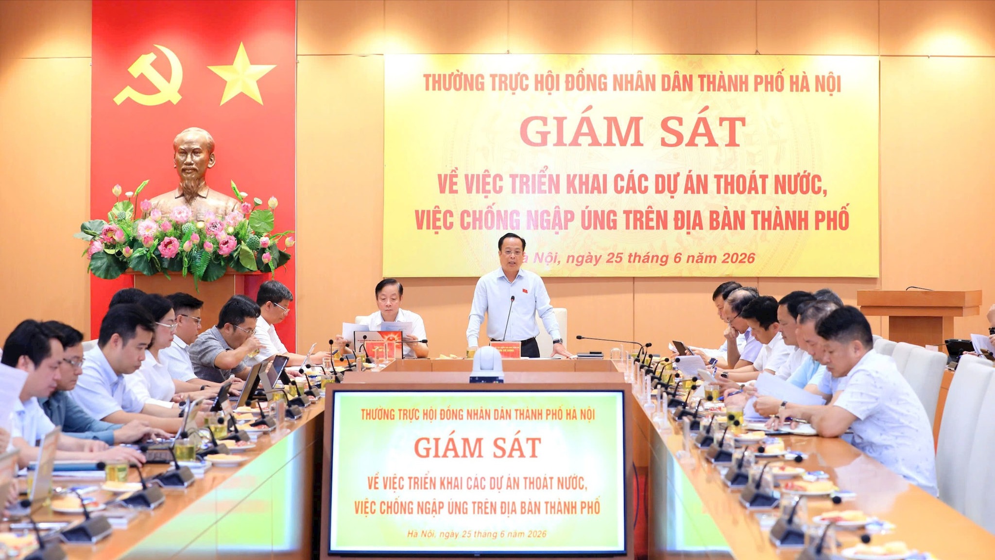 Phấn đấu hết năm 2026 cơ bản khắc phục các điểm úng ngập