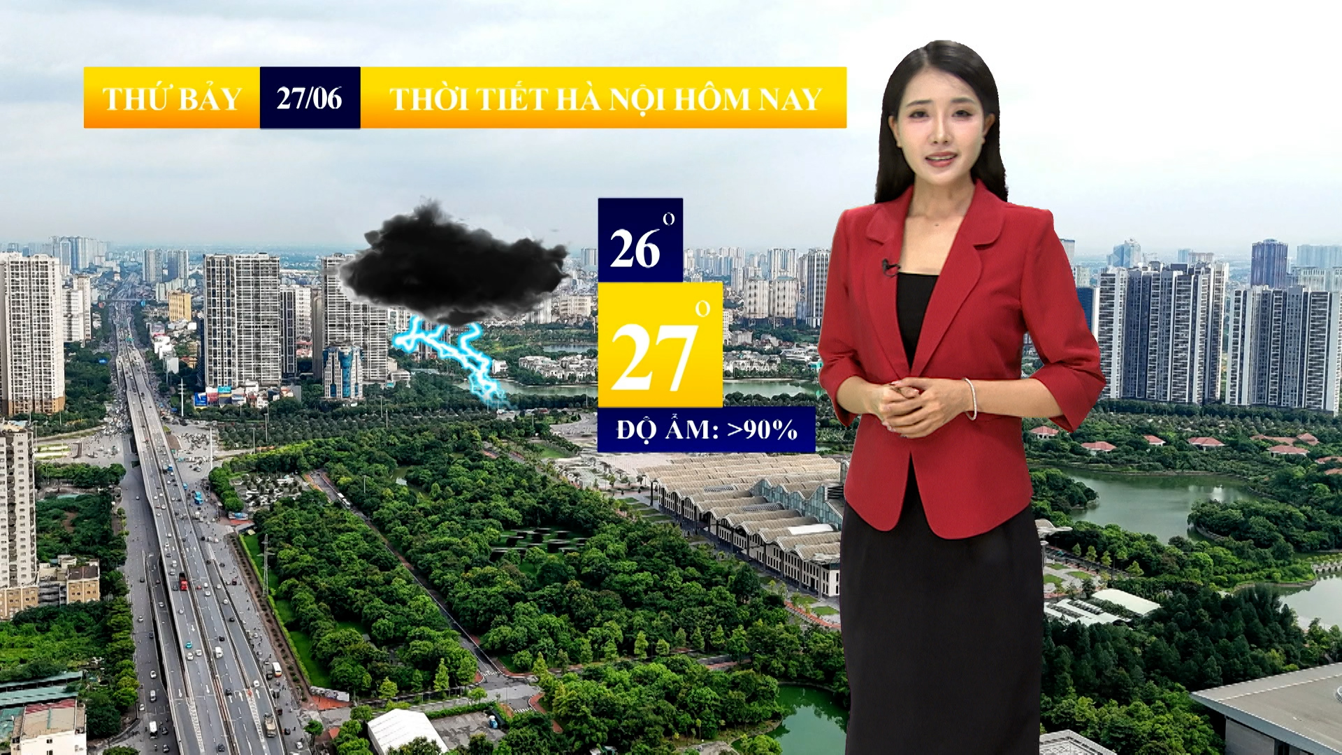 Dự báo thời tiết sáng | 27/06/2026