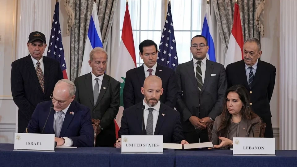 Israel, Liban, Mỹ ký thỏa thuận khung hòa bình