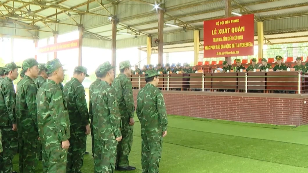 Bộ đội Biên phòng Việt Nam góp sức trong nhiệm vụ cứu nạn tại Venezuela