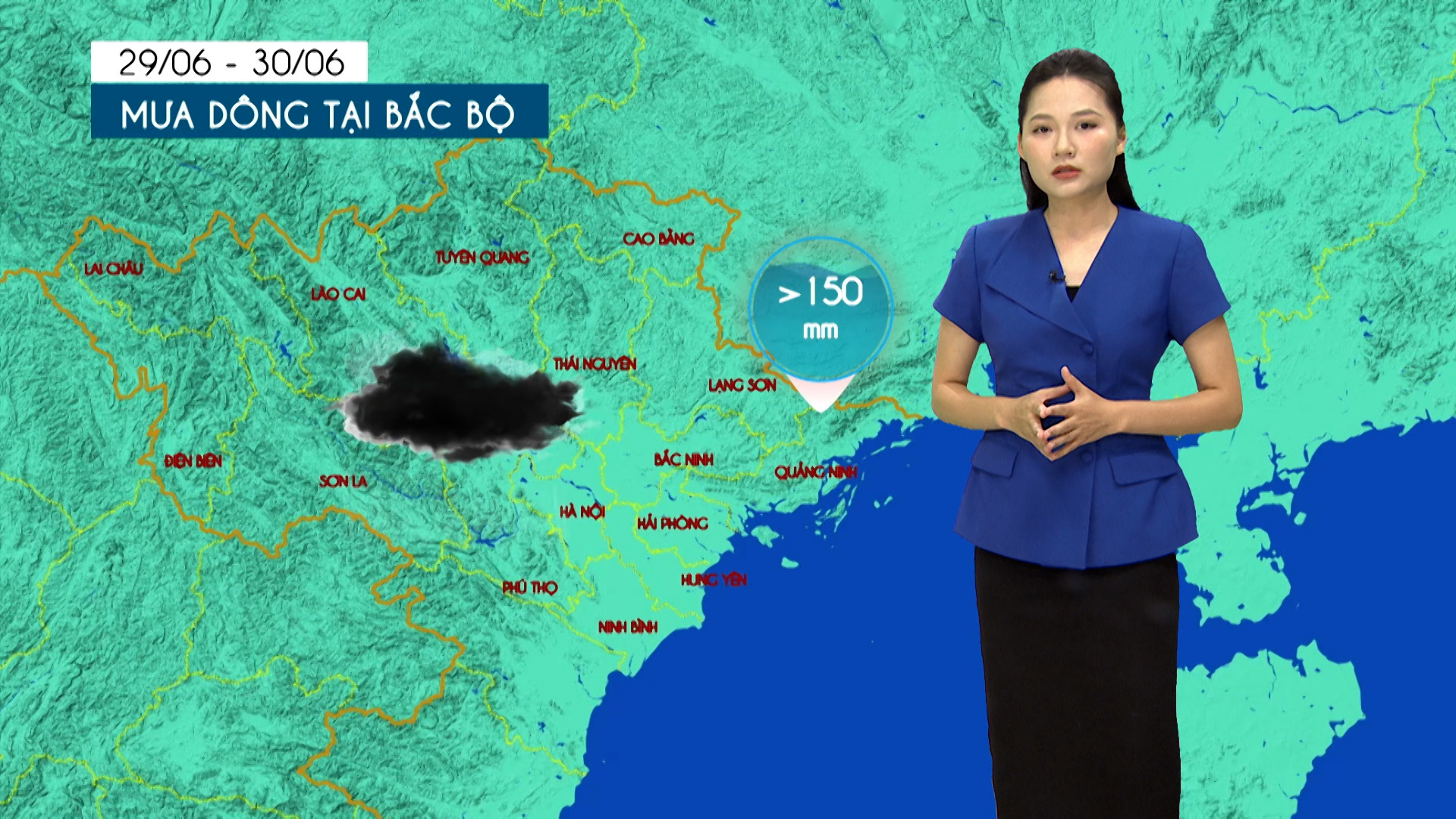 Dự báo thời tiết tối | 30/06/2026