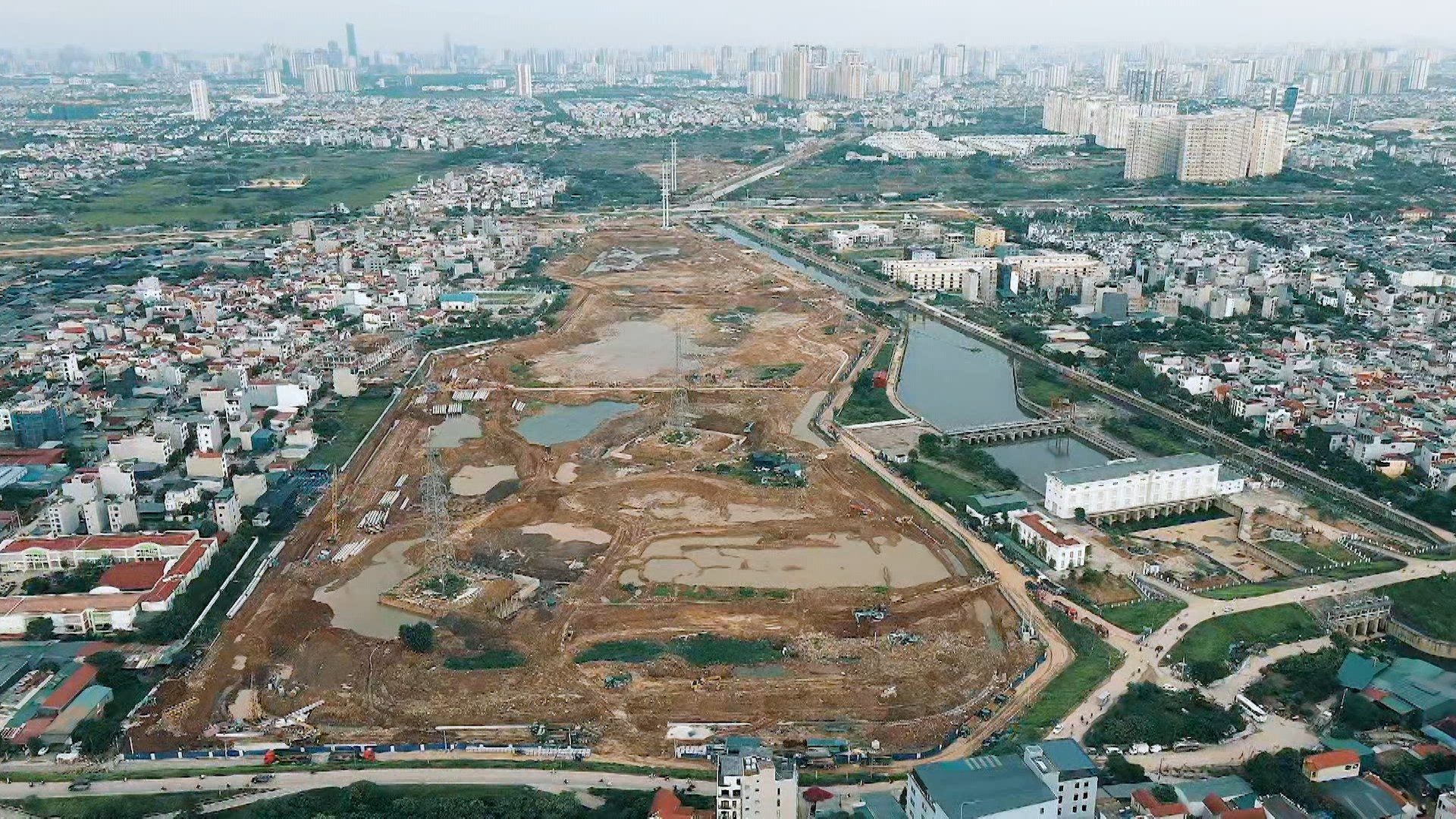 Dự án hồ điều hoà Yên Nghĩa 1 tăng tốc về đích 