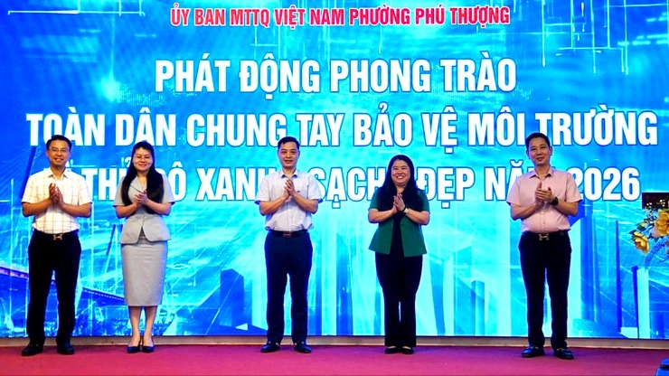 Phường Phú Thượng nâng cao vai trò cơ sở trong bảo vệ môi trường