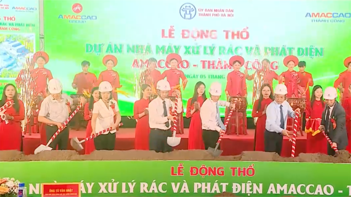 Hà Nội khởi công dự án Nhà máy điện rác hơn 3000 tỷ đồng