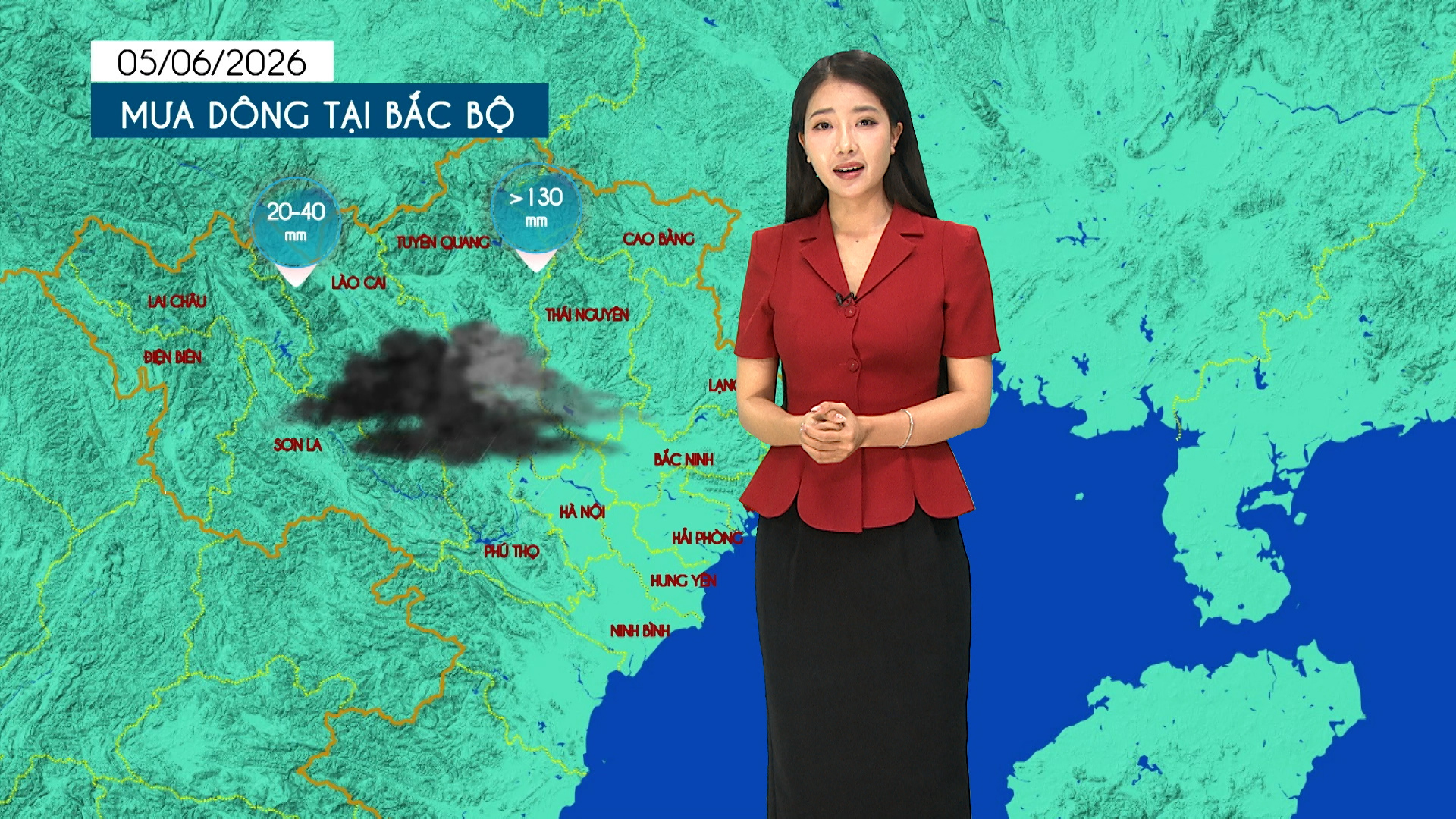 Dự báo thời tiết tối | 05/06/2026