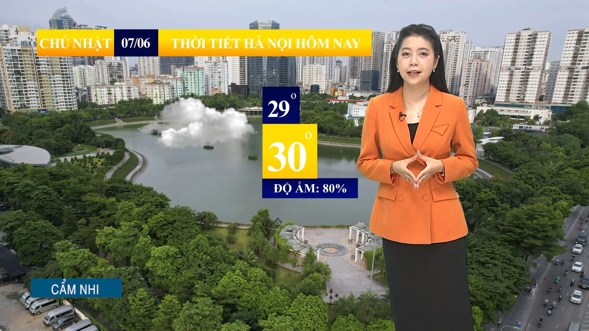 Dự báo thời tiết sáng | 07/06/2026