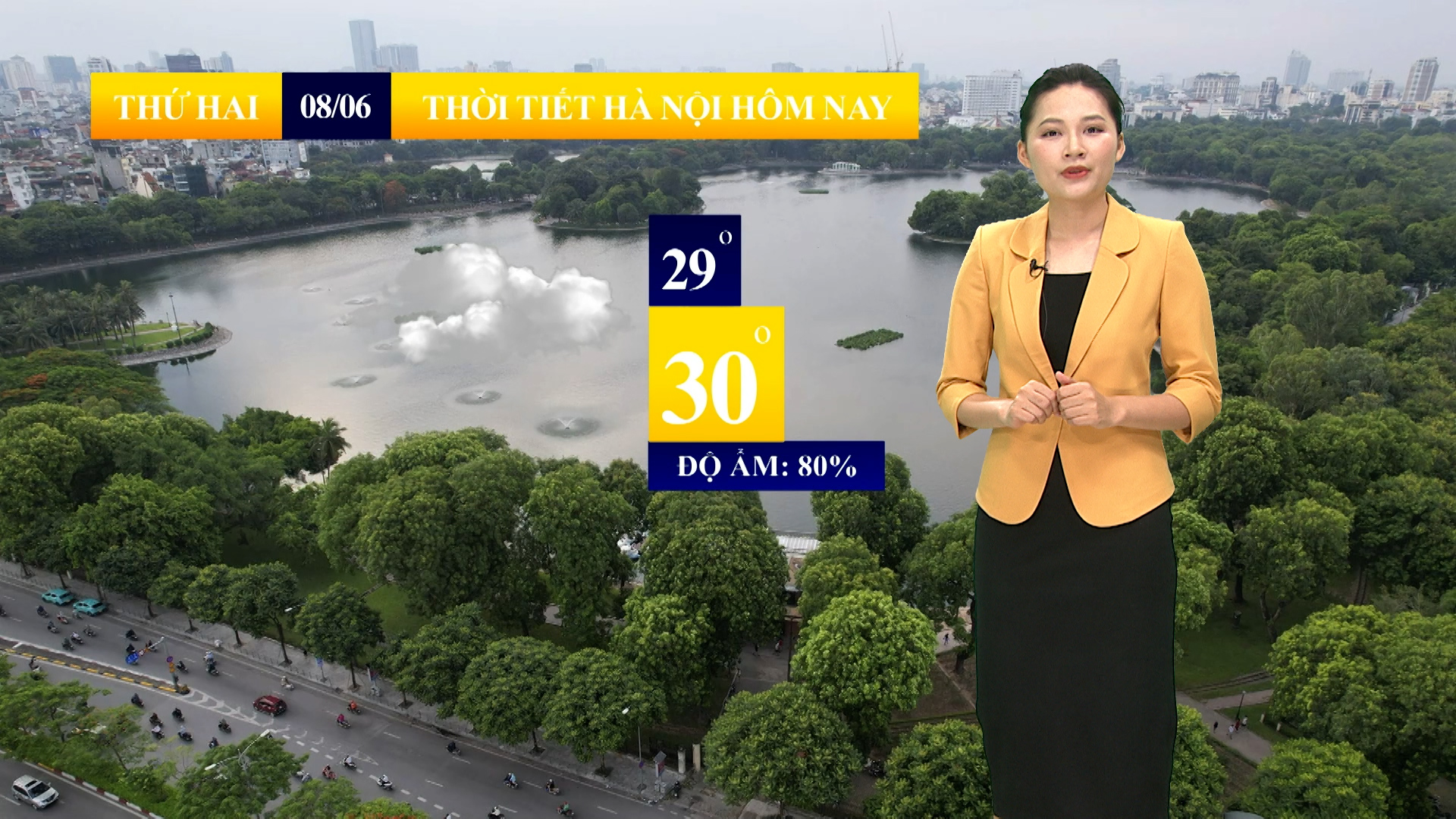 Dự báo thời tiết sáng | 08/06/2026