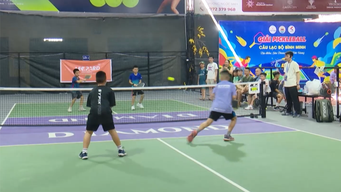 Ươm mầm đam mê thể thao cho trẻ em từ những sân pickleball mùa hè