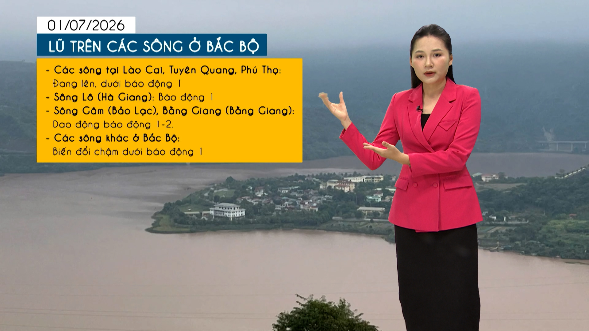 Dự báo thời tiết tối | 01/07/2026