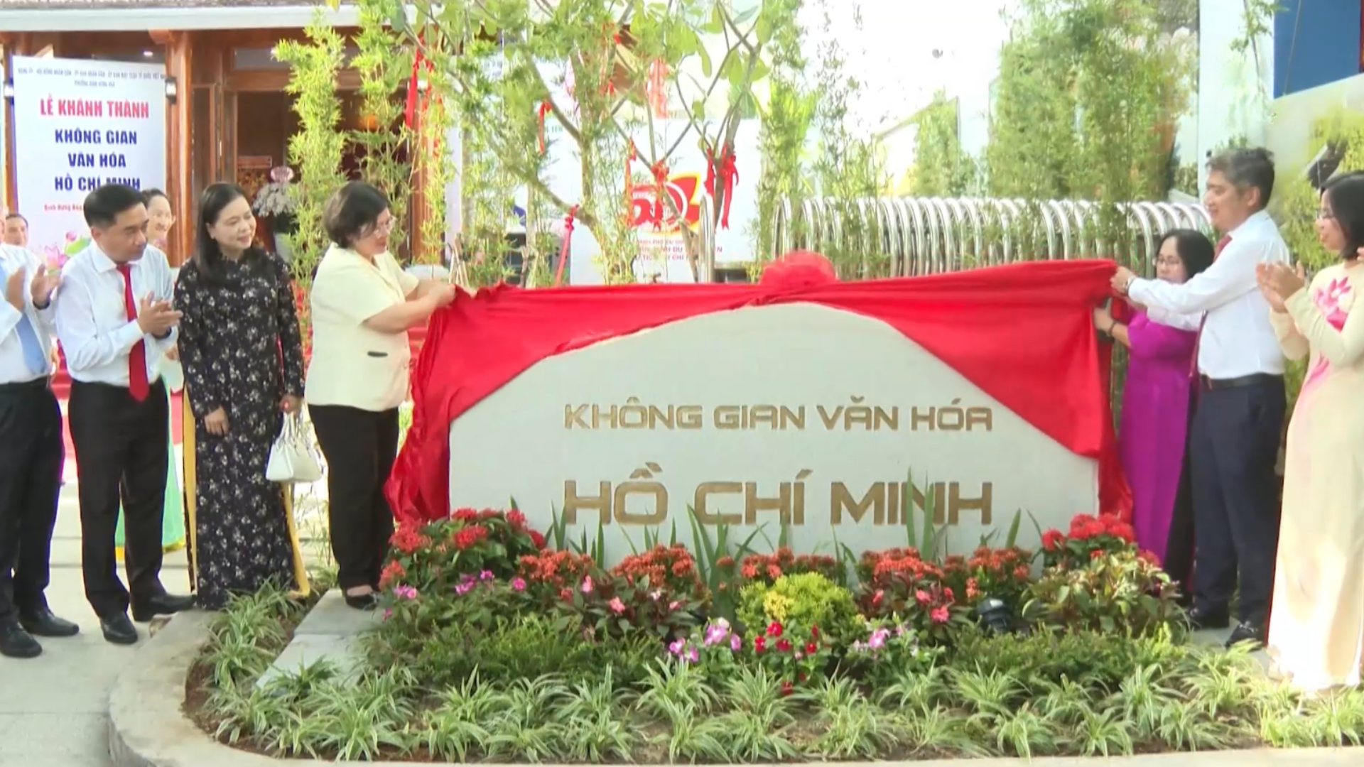 Phường Bình Hưng Hòa khánh thành không gian văn hóa Hồ Chí Minh