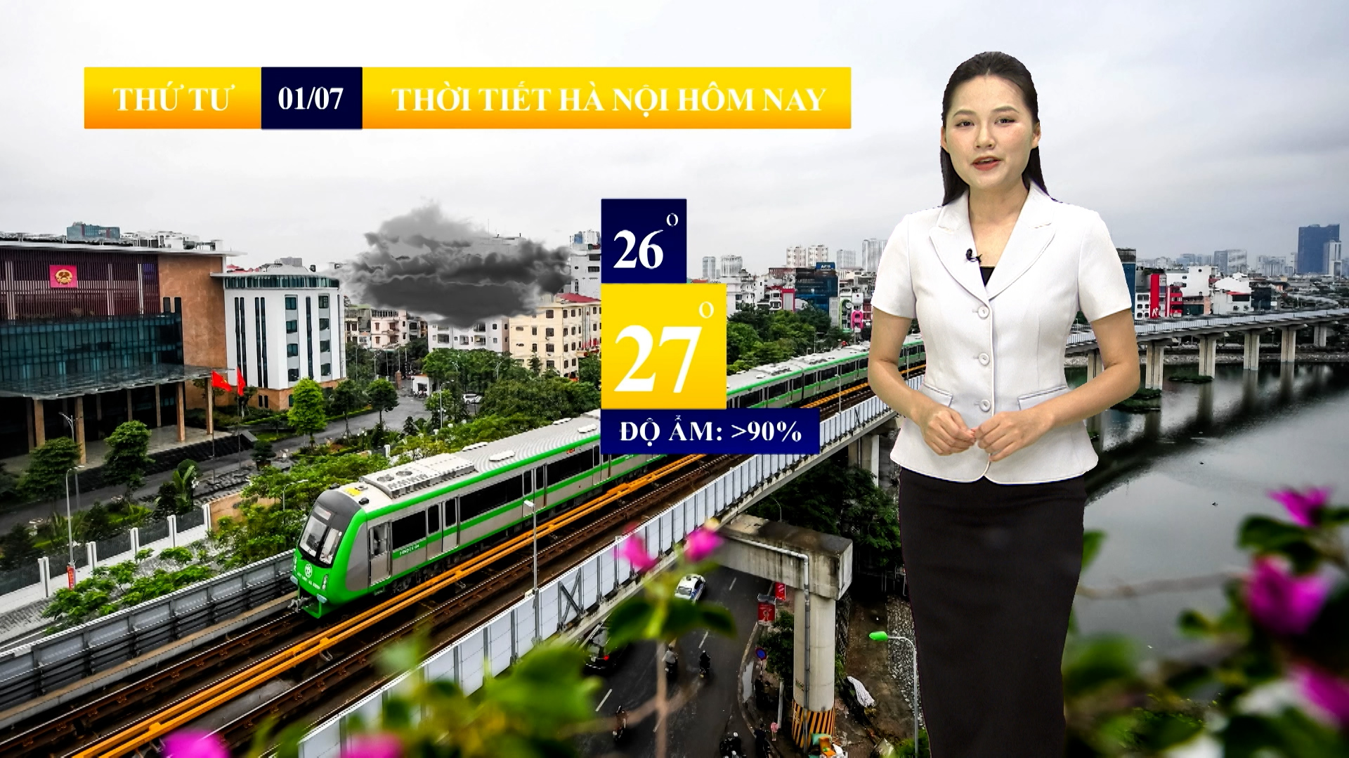 Dự báo thời tiết sáng | 01/07/2026