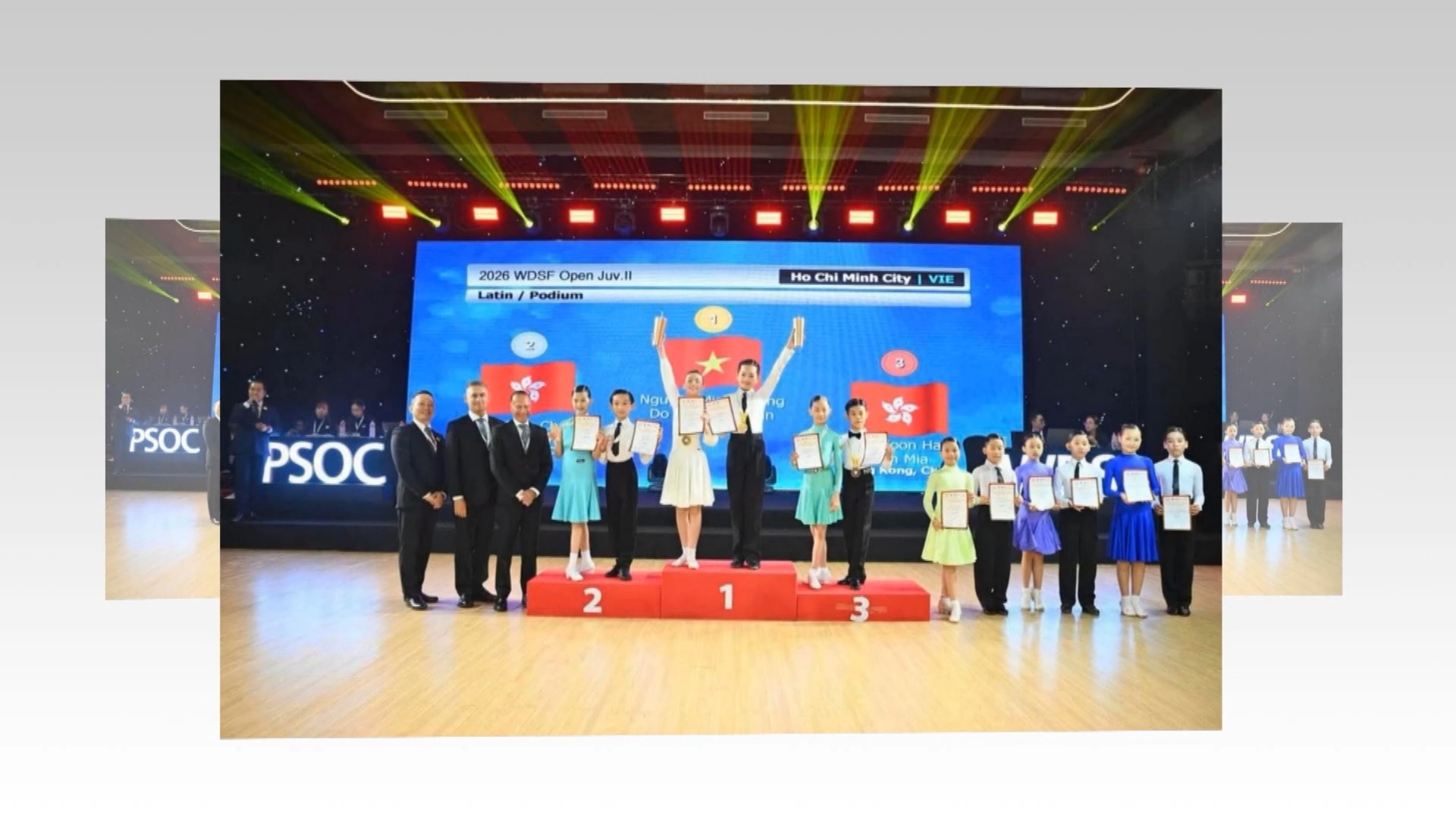 Hai VĐV Việt Nam giành 7 HCV tại Dancesport Festival 2026
