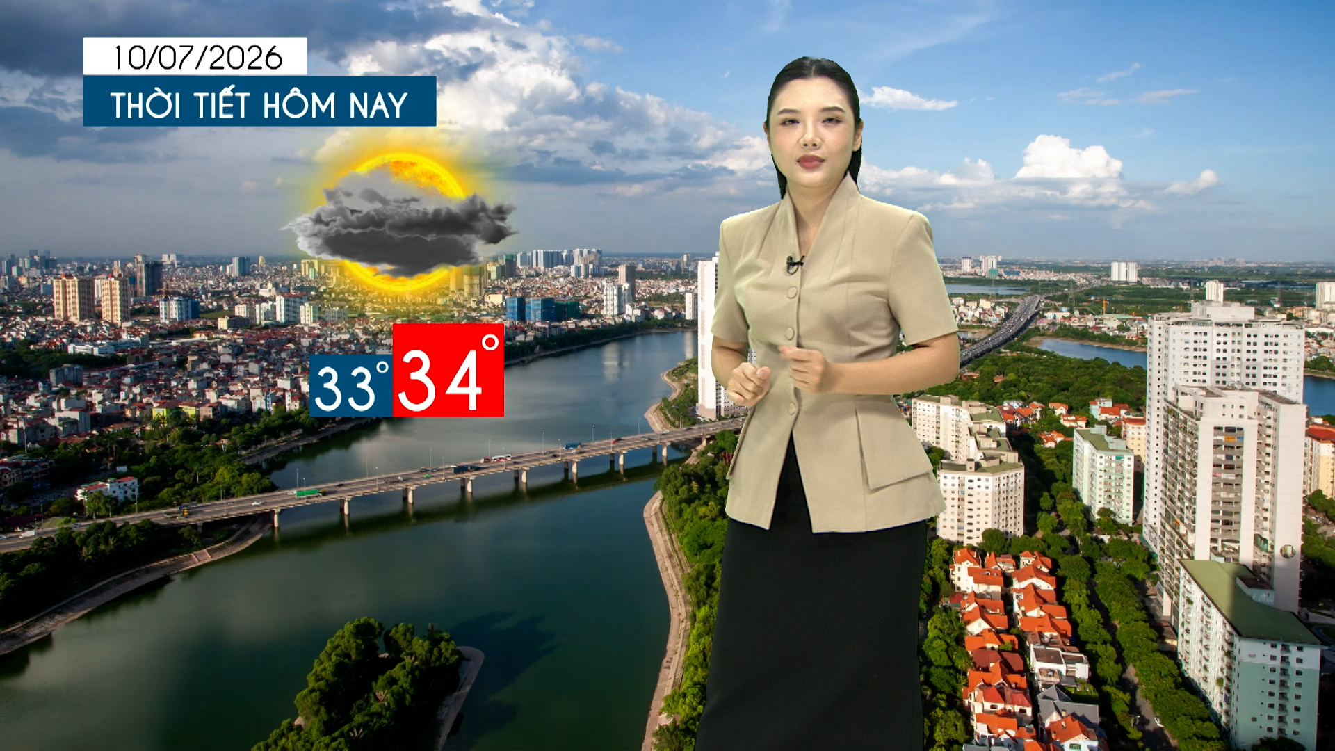 Dự báo thời tiết tối | 10/07/2026