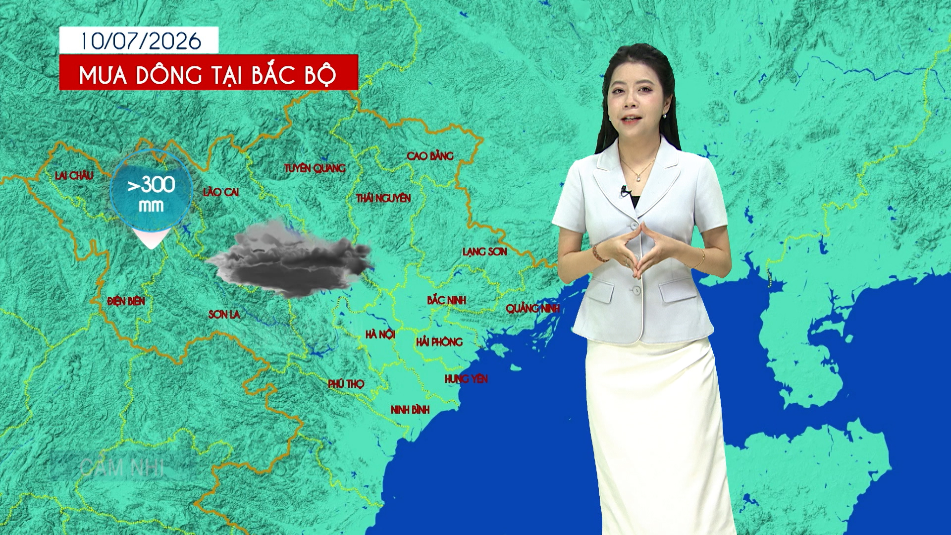 Dự báo thời tiết trưa | 10/07/2026