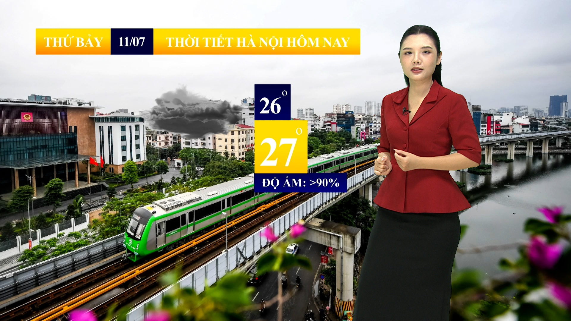 Dự báo thời tiết sáng | 11/07/2026