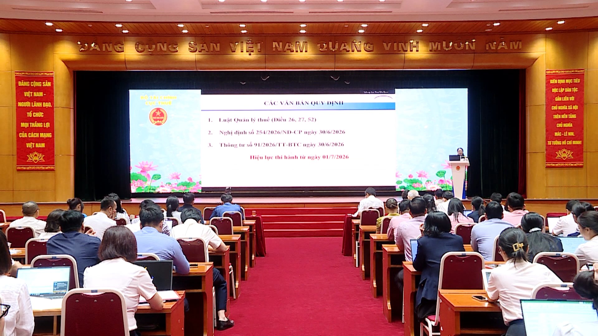 Tập huấn triển khai các quy định mới của Luật Quản lý thuế