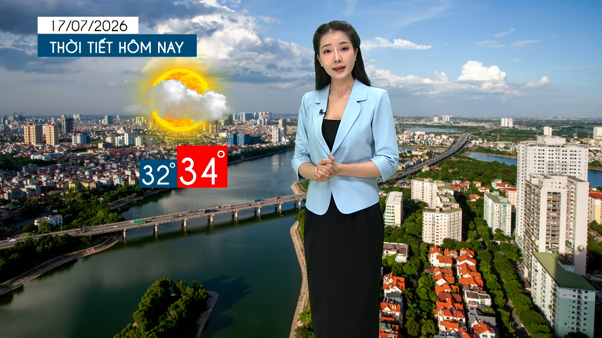 Dự báo thời tiết tối | 17/07/2026