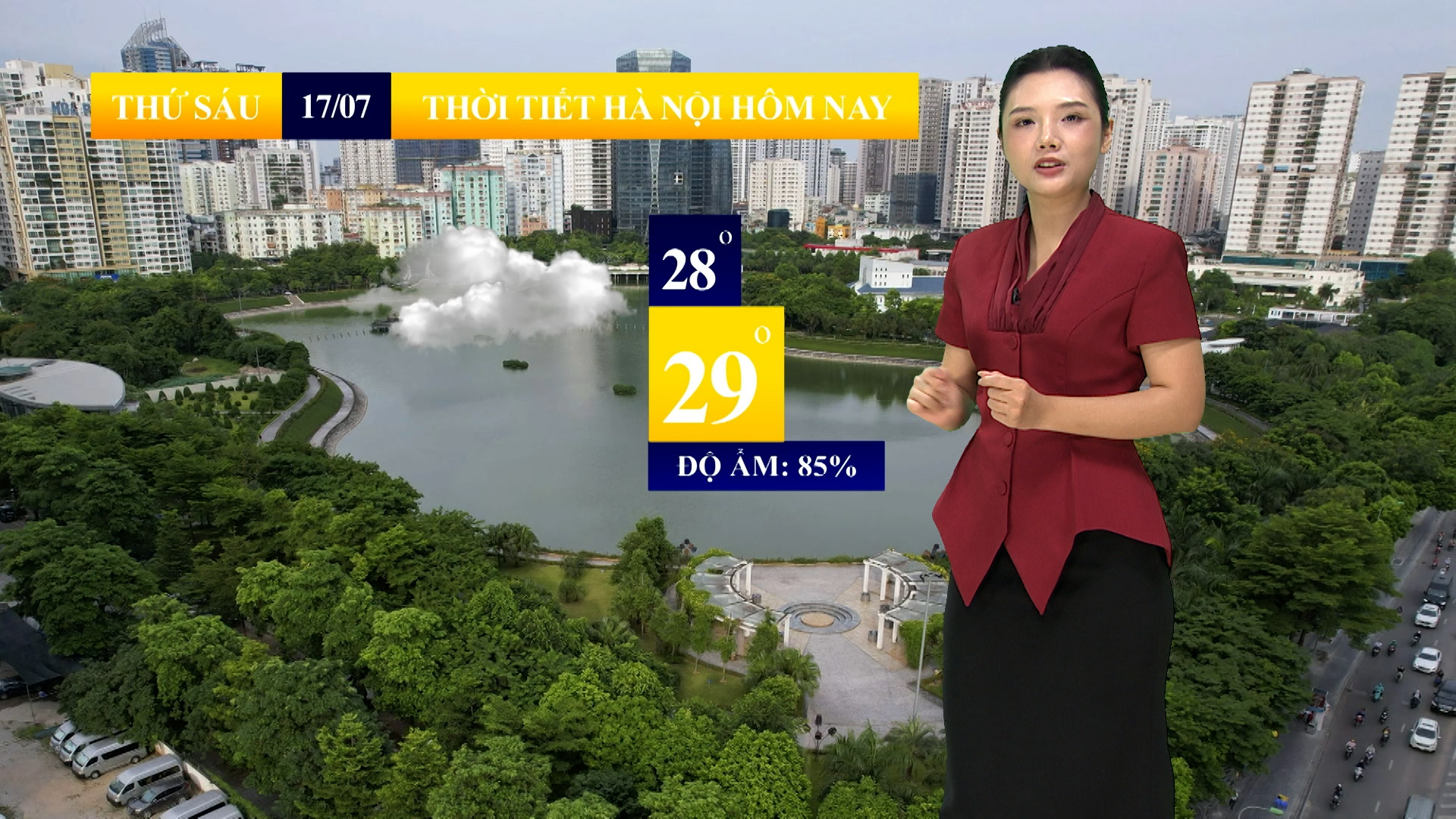 Dự báo thời tiết sáng | 17/07/2026