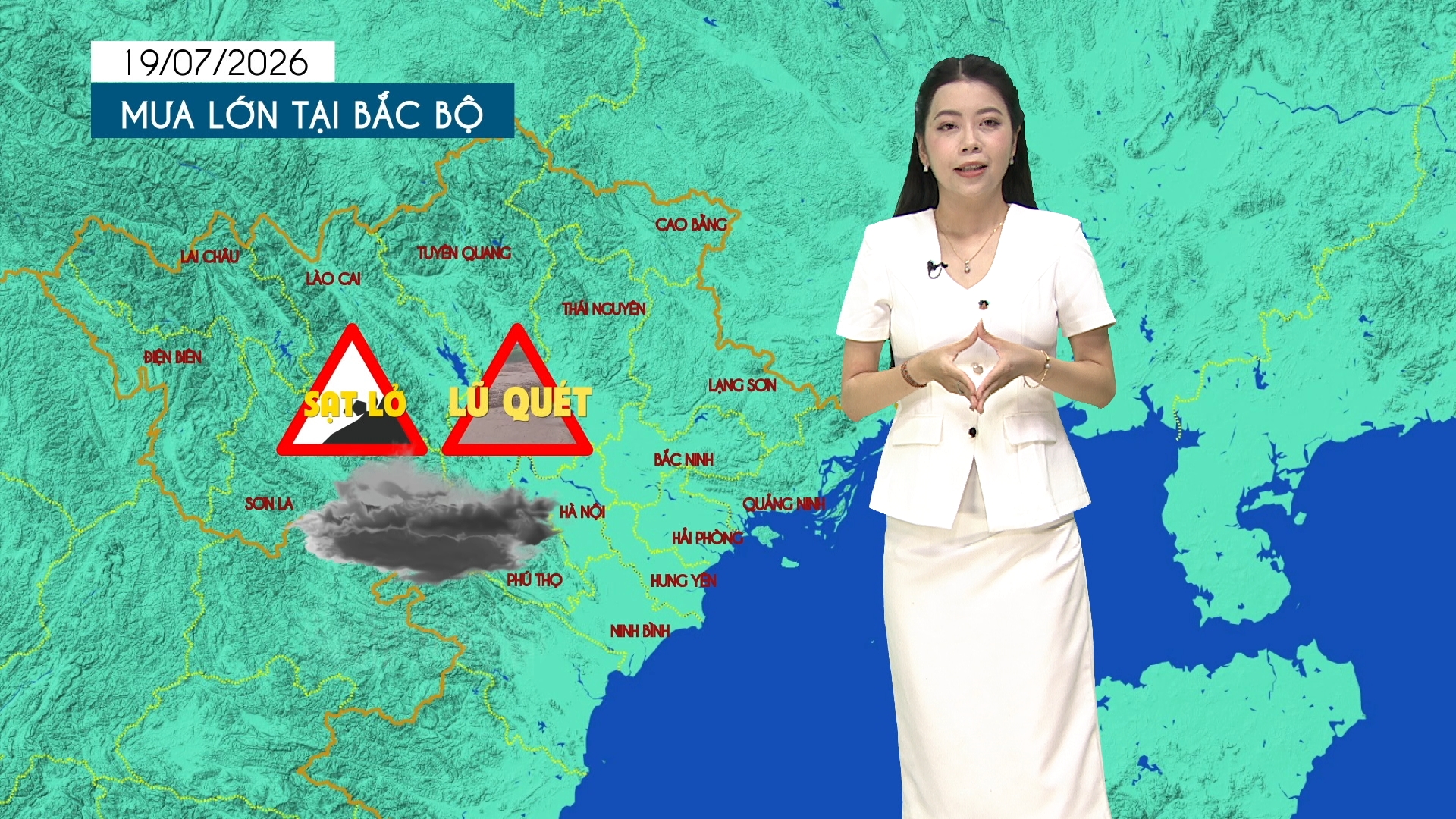 Dự báo thời tiết tối | 19/07/2026
