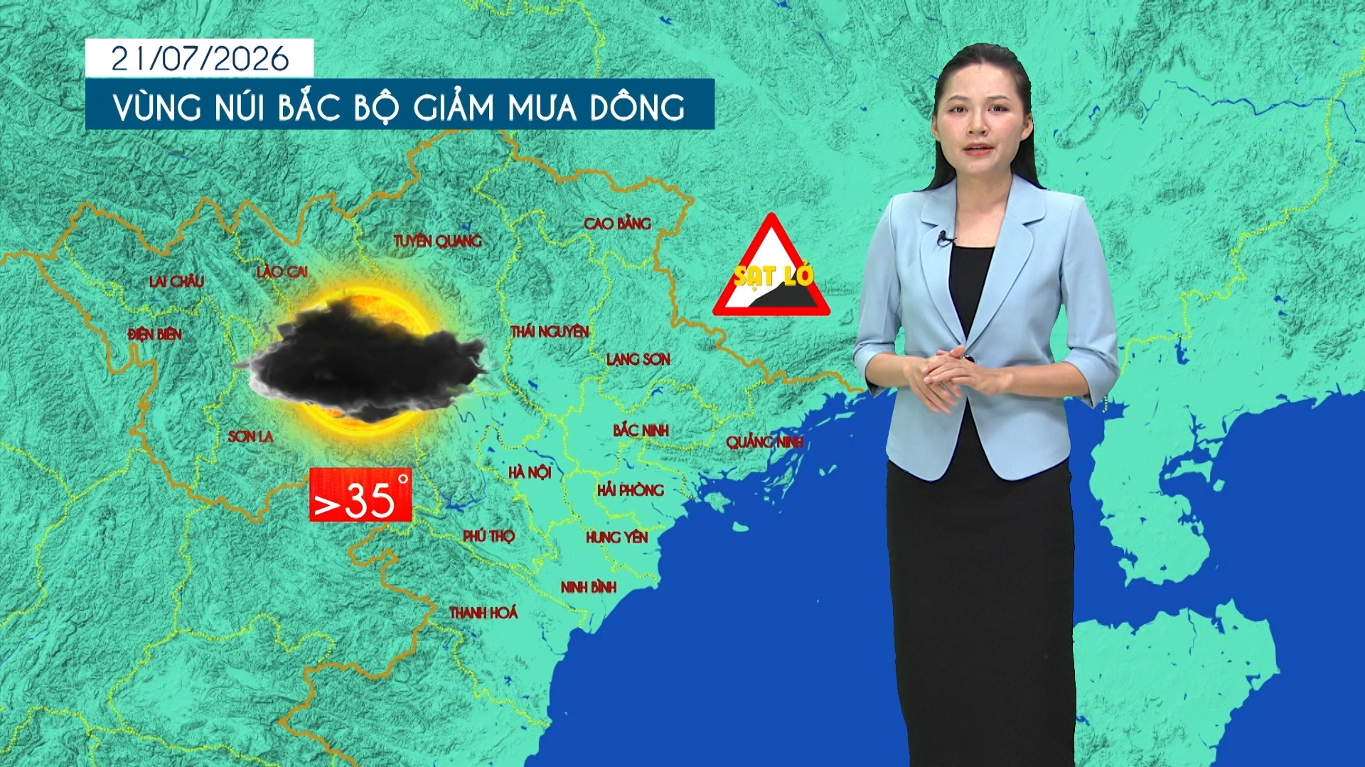 Dự báo thời tiết tối | 21/07/2026