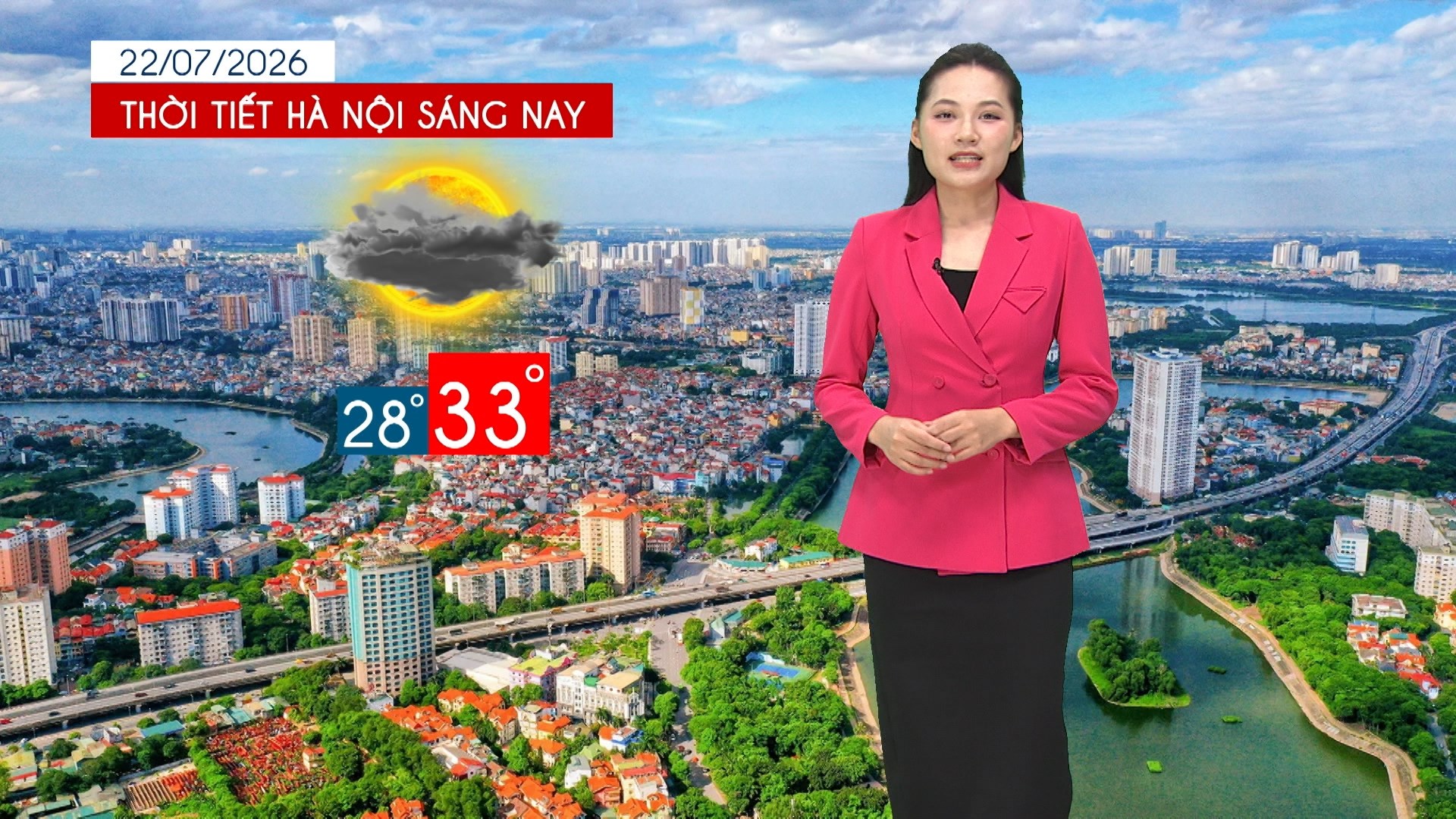 Dự báo thời tiết trưa | 22/07/2026