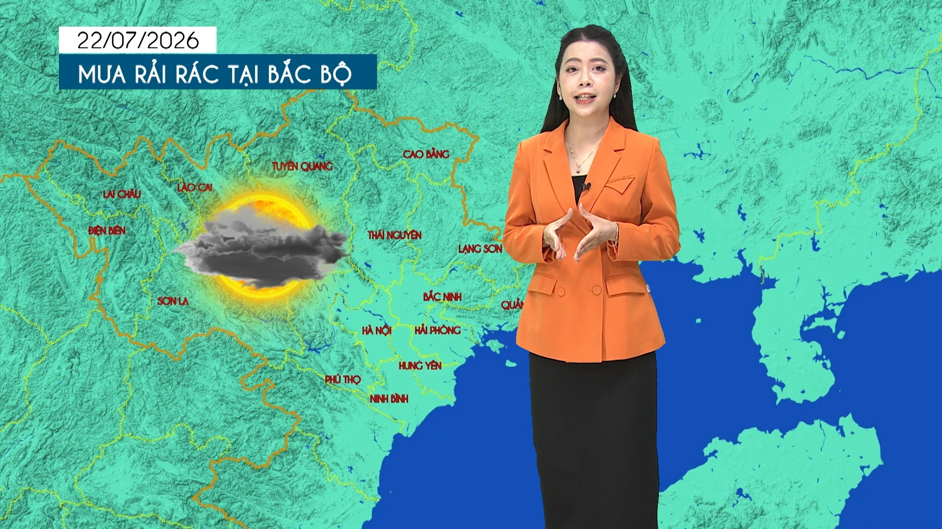 Dự báo thời tiết tối | 22/07/2026