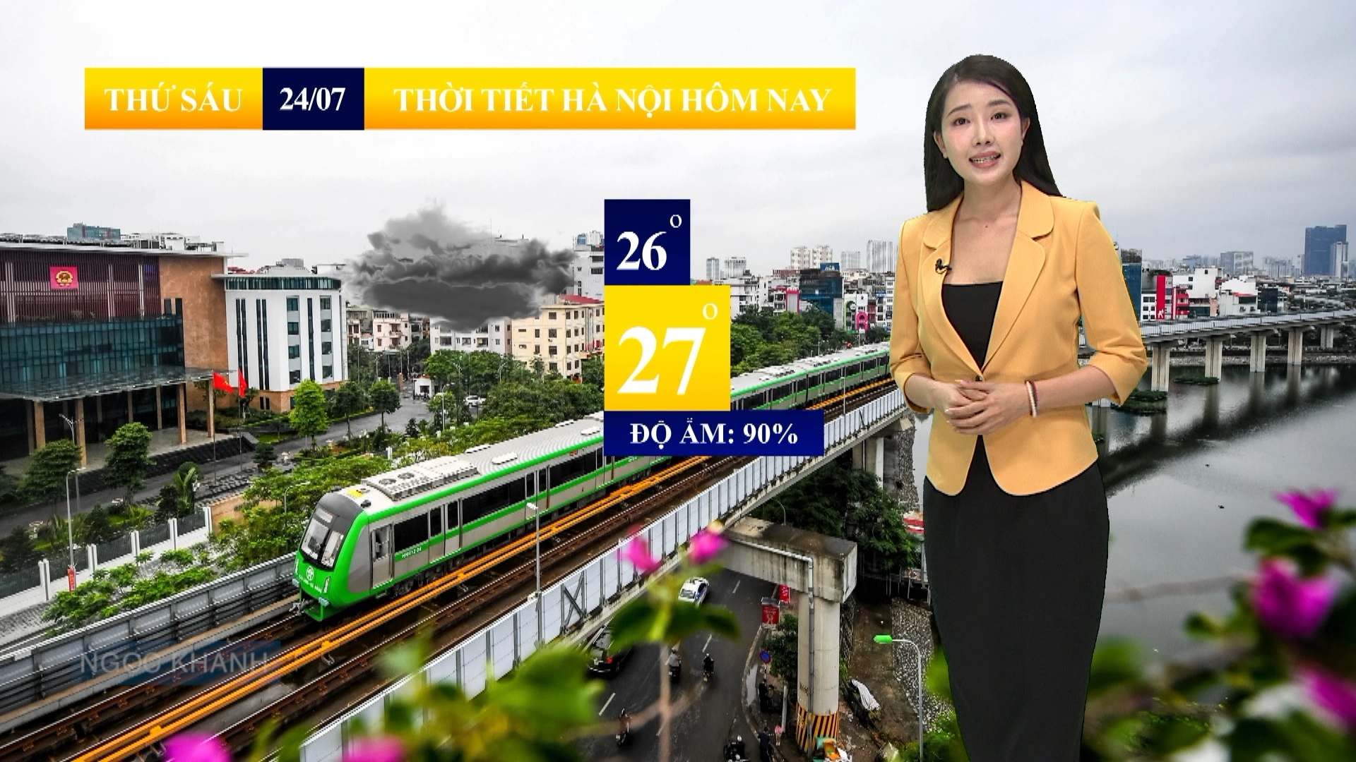 Dự báo thời tiết sáng | 24/07/2026