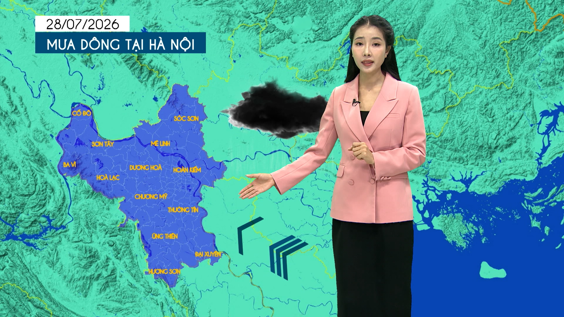 Dự báo thời tiết tối | 28/07/2026