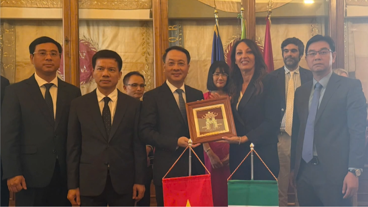 Hà Nội ký tuyên bố chung với Rome, tăng cường kết nối hai thành phố