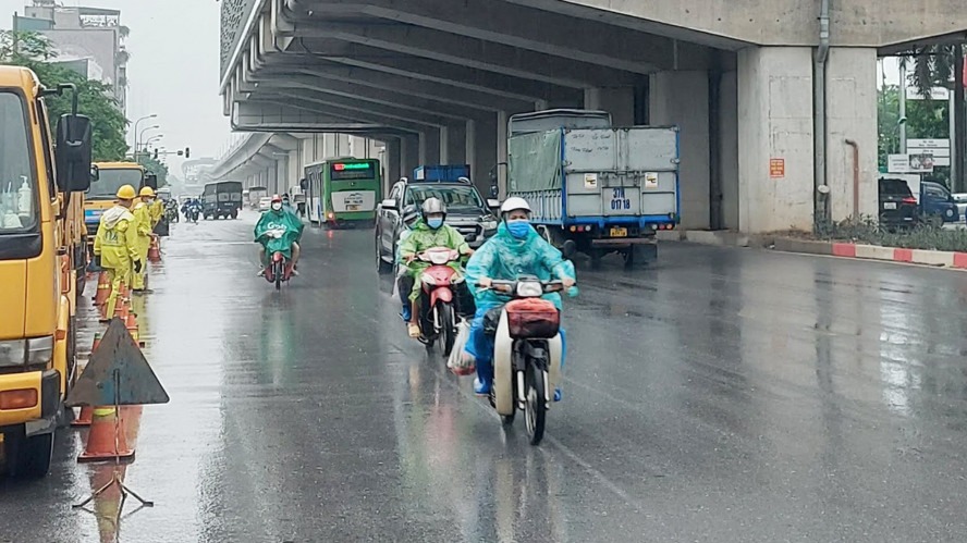 Hà Nội bước vào đợt mưa diện rộng