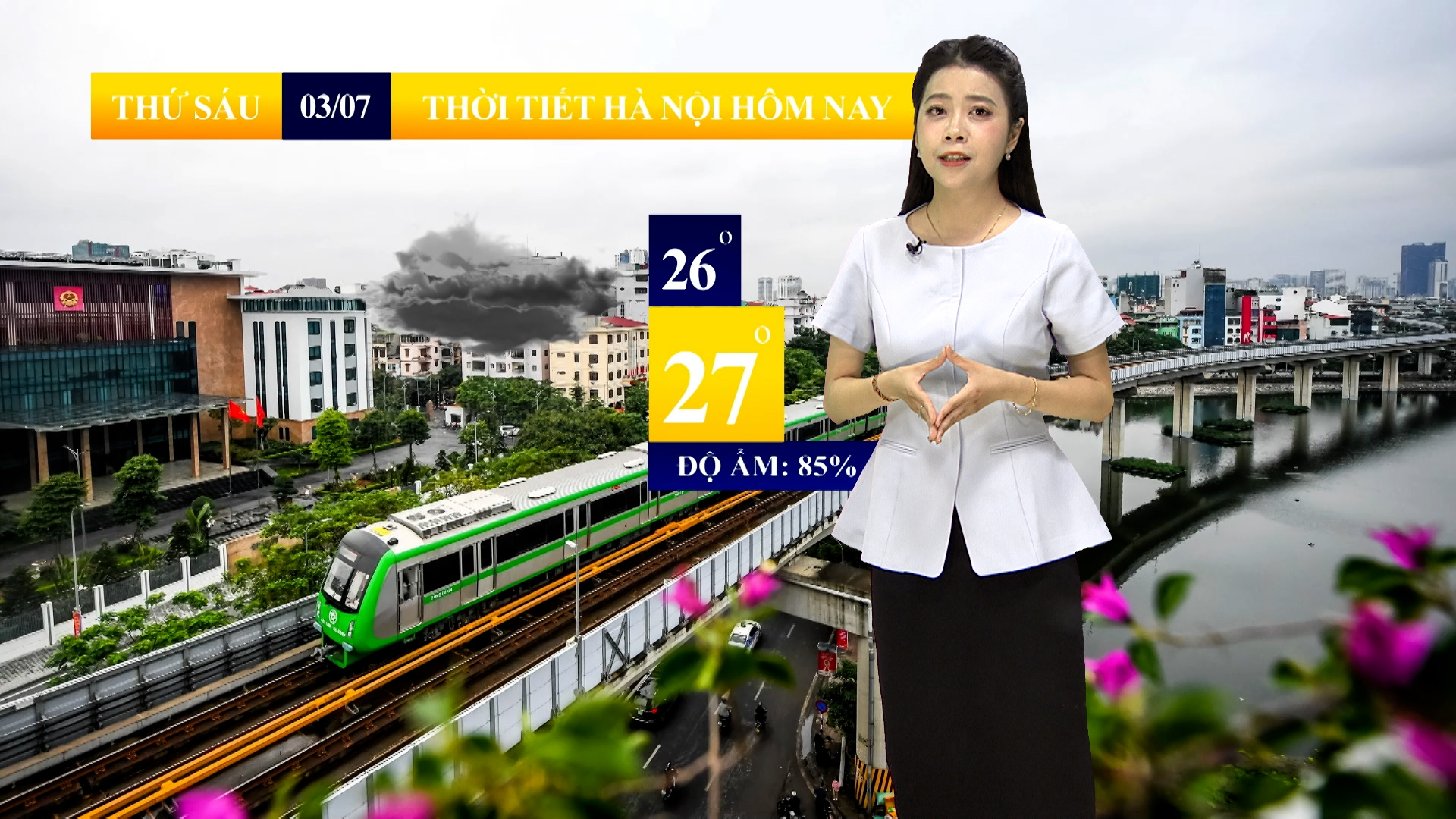 Dự báo thời tiết sáng | 03/07/2026
