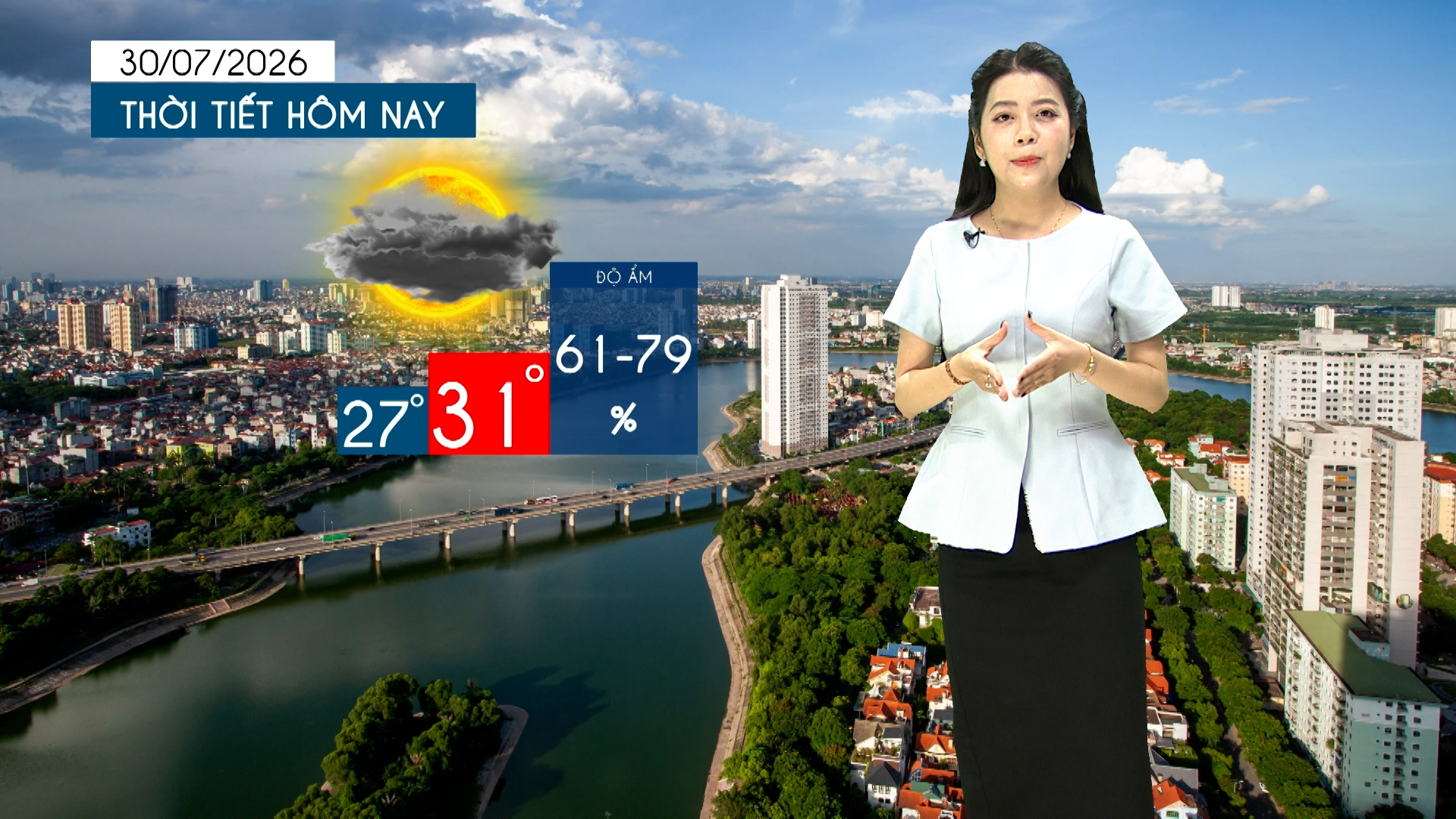 Dự báo thời tiết tối | 30/07/2026