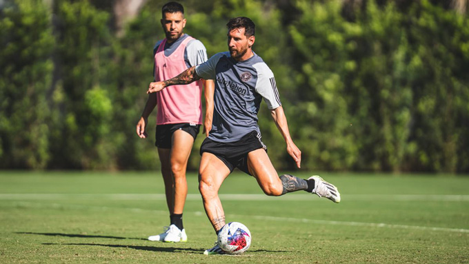 Lionel Messi trở lại tập luyện cùng Inter Miami