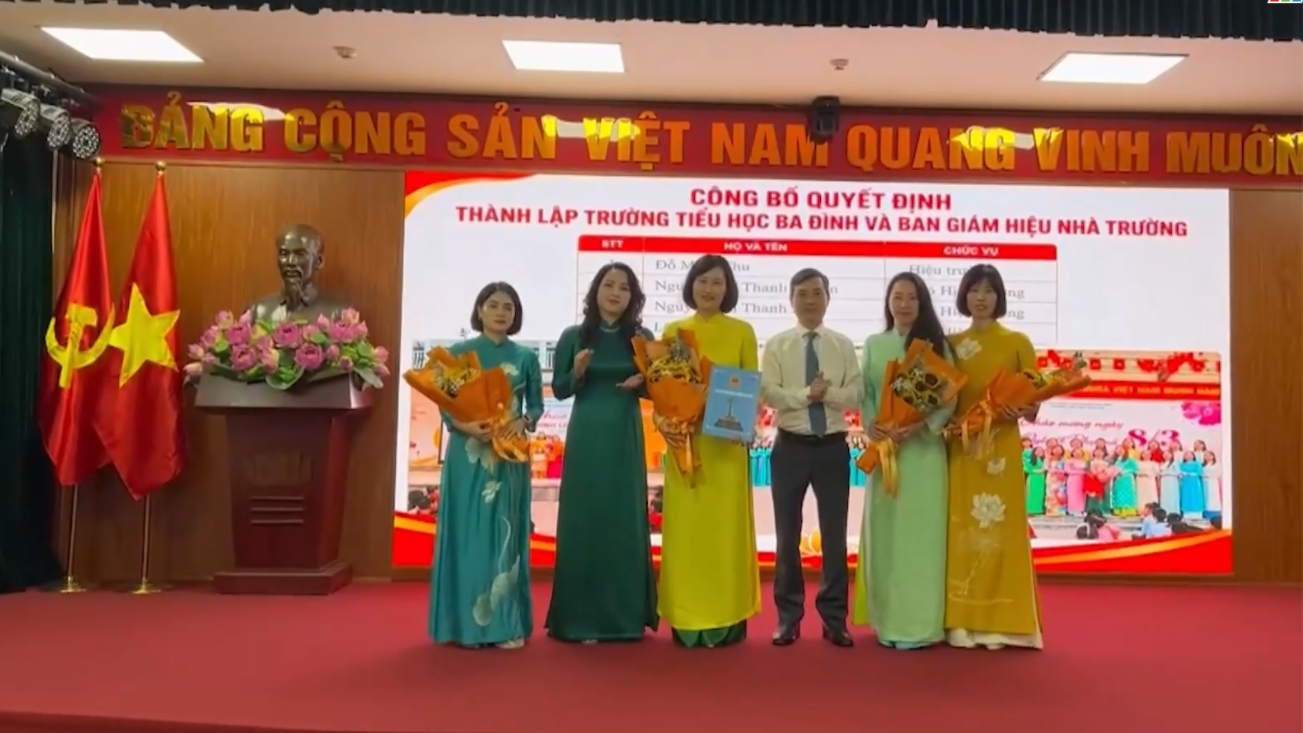 Phường Ba Đình: Tinh gọn từ 13 còn 4 trường công lập 